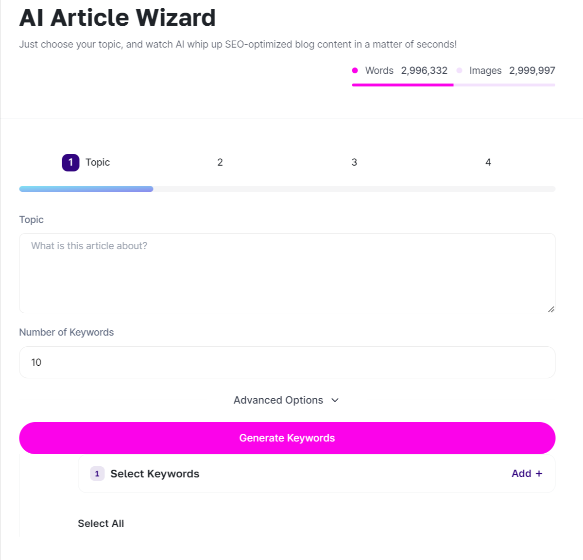 hlpr ai article wizard